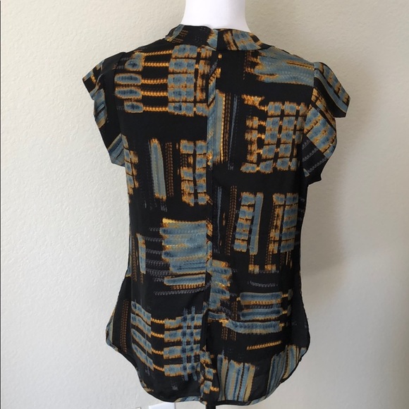 Anthropologie Silky Print Top - Picture 3 of 7